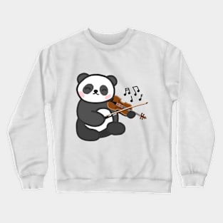 Violin Panda Crewneck Sweatshirt